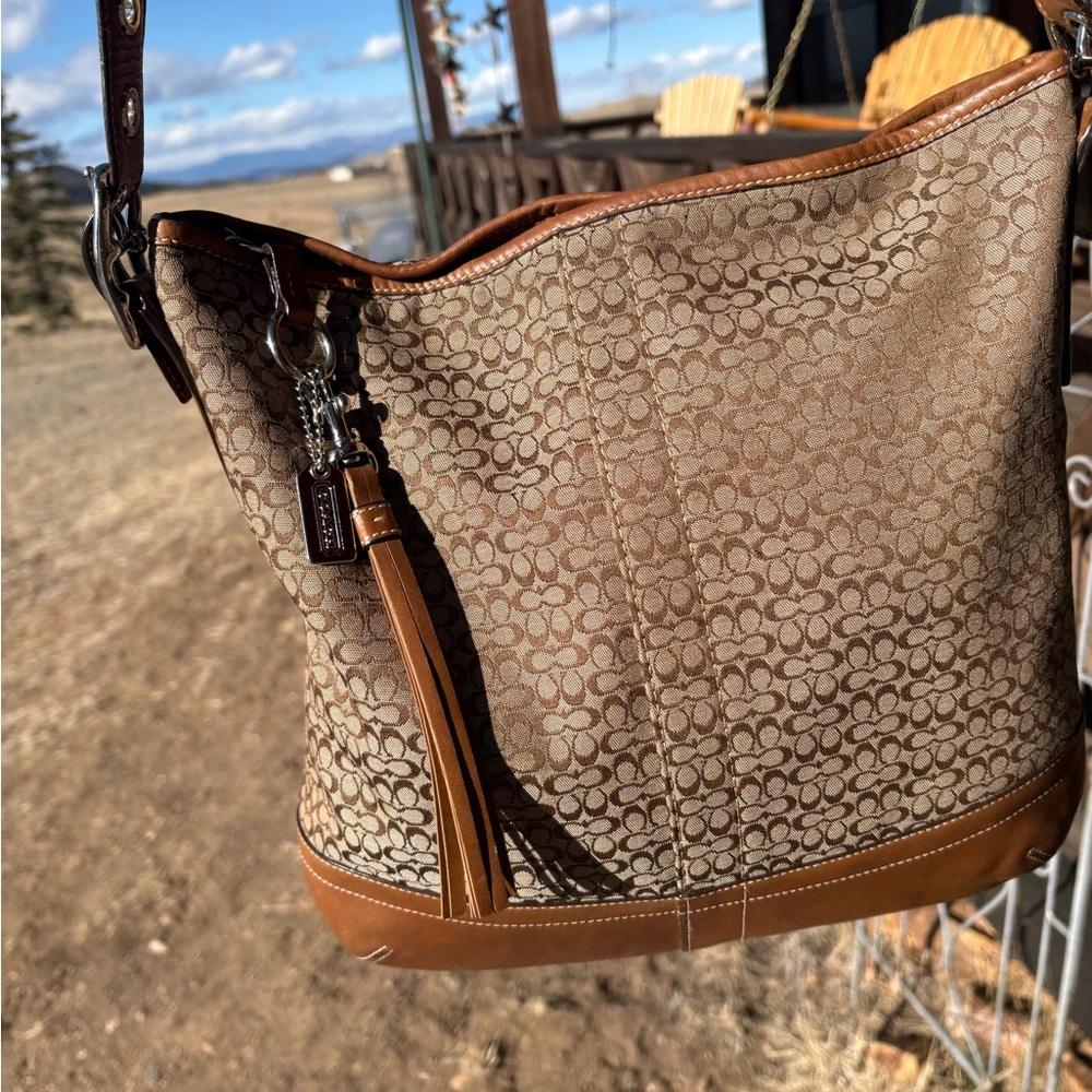 Vintage coach 2006 tiny C’s crossbody bag